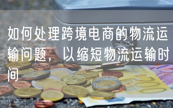 如何处理跨境电商的物流运输问题，以缩短物流运输时间