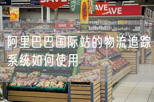 阿里巴巴国际站的物流追踪系统如何使用