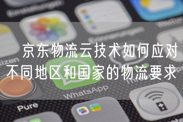 京东物流云技术如何应对不同地区和国家的物流要求