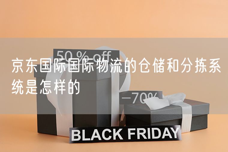 京东国际国际物流的仓储和分拣系统是怎样的