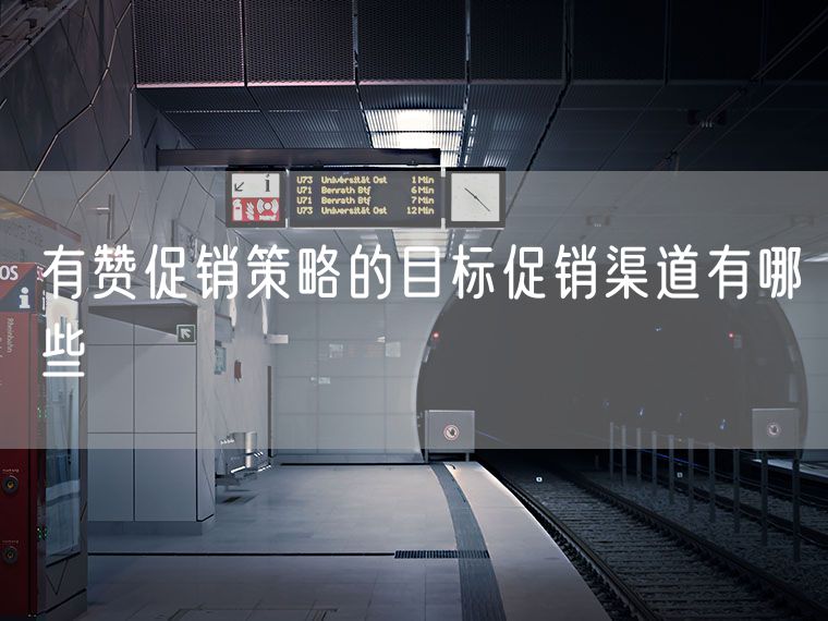 有赞促销策略的目标促销渠道有哪些