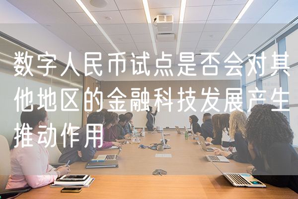 数字人民币试点是否会对其他地区的金融科技发展产生推动作用