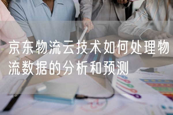 京东物流云技术如何处理物流数据的分析和预测
