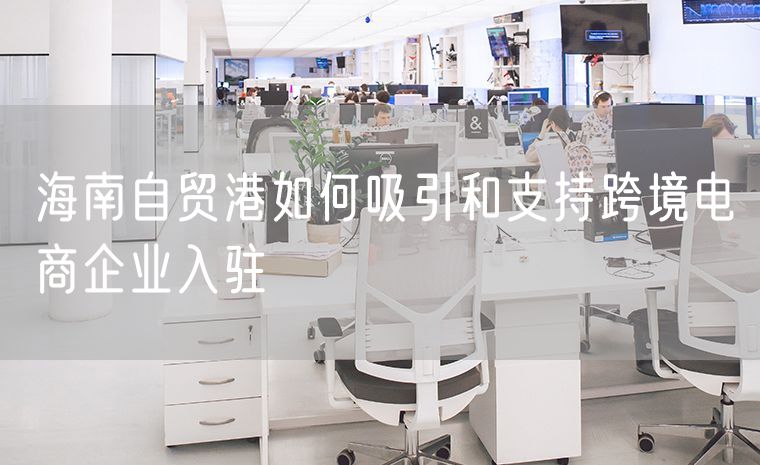 海南自贸港如何吸引和支持跨境电商企业入驻