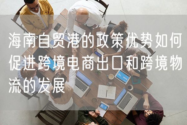 海南自贸港的政策优势如何促进跨境电商出口和跨境物流的发展