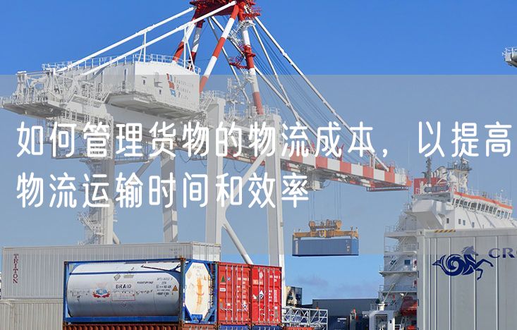 如何管理货物的物流成本，以提高物流运输时间和效率