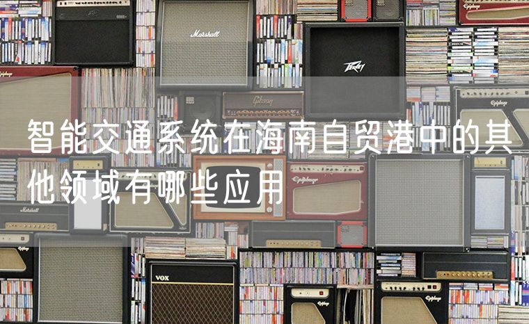 智能交通系统在海南自贸港中的其他领域有哪些应用