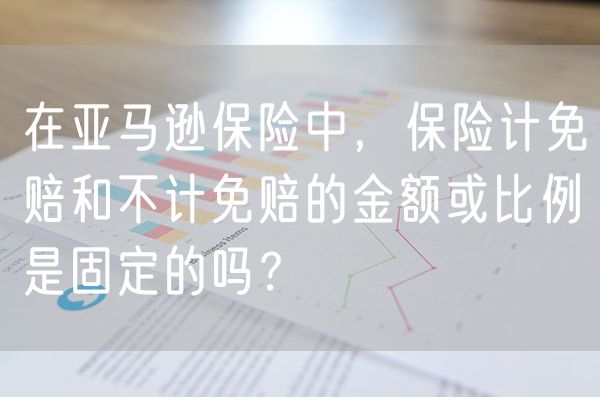 在亚马逊保险中，保险计免赔和不计免赔的金额或比例是固定的吗？