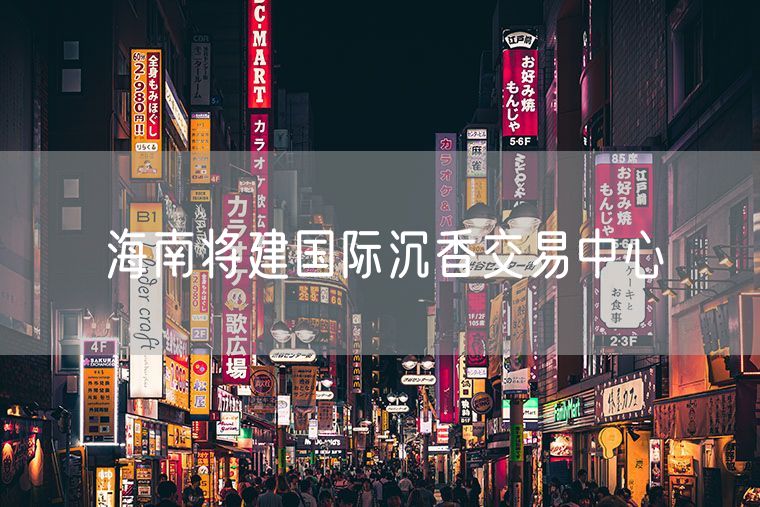 海南将建国际沉香交易中心