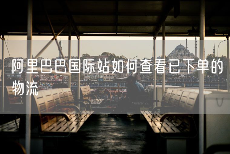 阿里巴巴国际站如何查看已下单的物流
