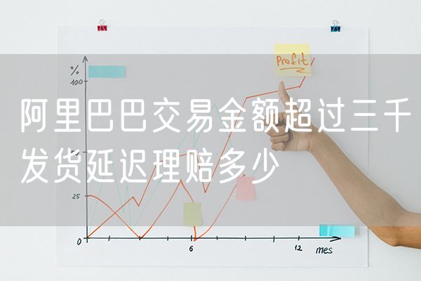 阿里巴巴交易金额超过三千发货延迟理赔多少