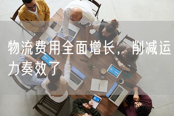 物流费用全面增长，削减运力奏效了