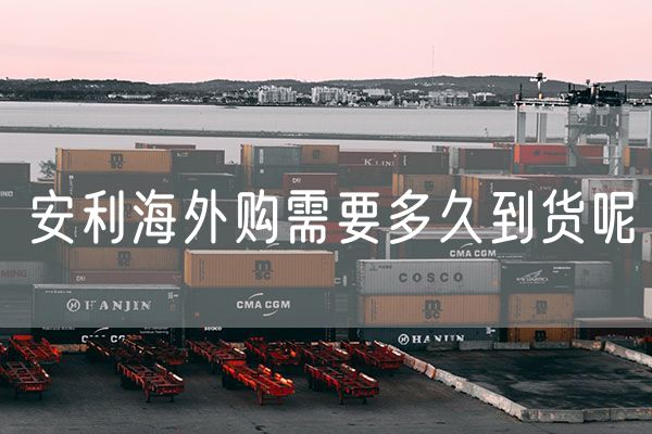 安利海外购需要多久到货呢