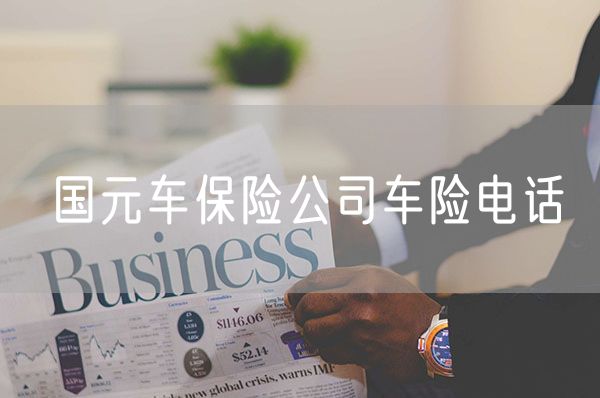 国元车保险公司车险电话