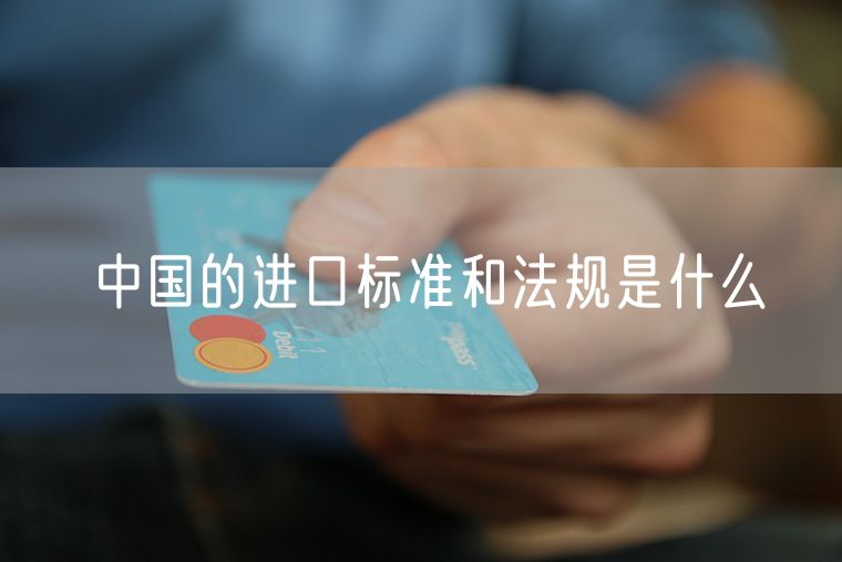 中国的进口标准和法规是什么