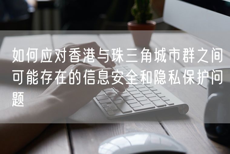 如何应对香港与珠三角城市群之间可能存在的信息安全和隐私保护问题