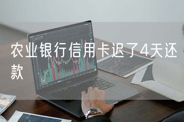 农业银行信用卡迟了4天还款