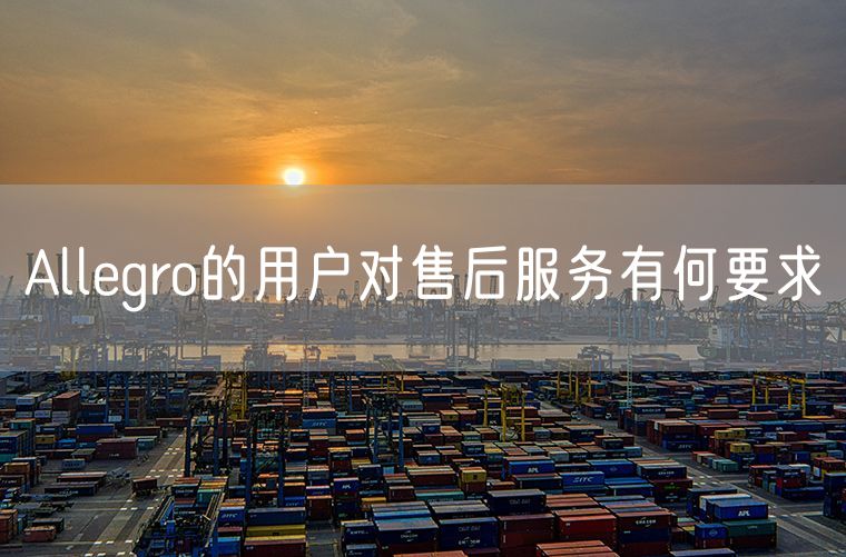 Allegro的用户对售后服务有何要求