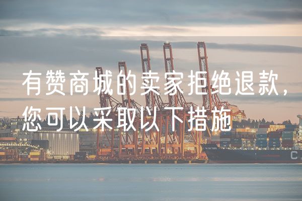 有赞商城的卖家拒绝退款，您可以采取以下措施