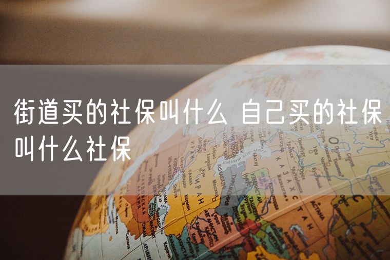 街道买的社保叫什么 自己买的社保叫什么社保