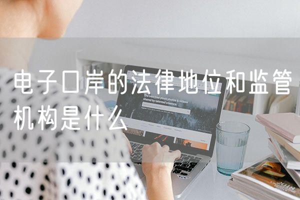 电子口岸的法律地位和监管机构是什么