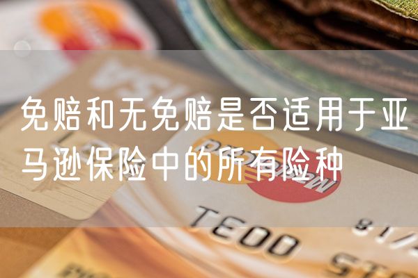 免赔和无免赔是否适用于亚马逊保险中的所有险种