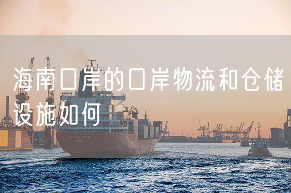 海南口岸的口岸物流和仓储设施如何