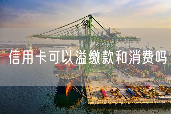 信用卡可以溢缴款和消费吗