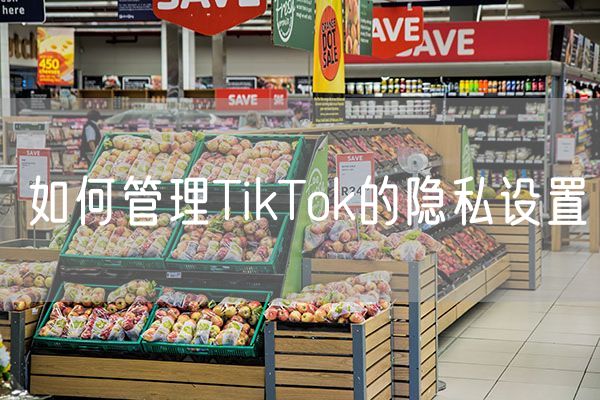 如何管理TikTok的隐私设置