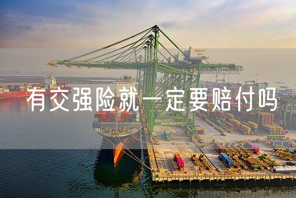 有交强险就一定要赔付吗
