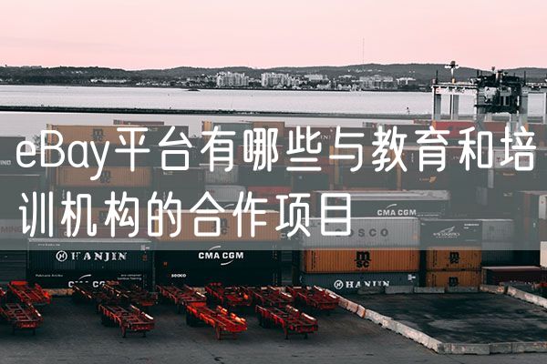 eBay平台有哪些与教育和培训机构的合作项目