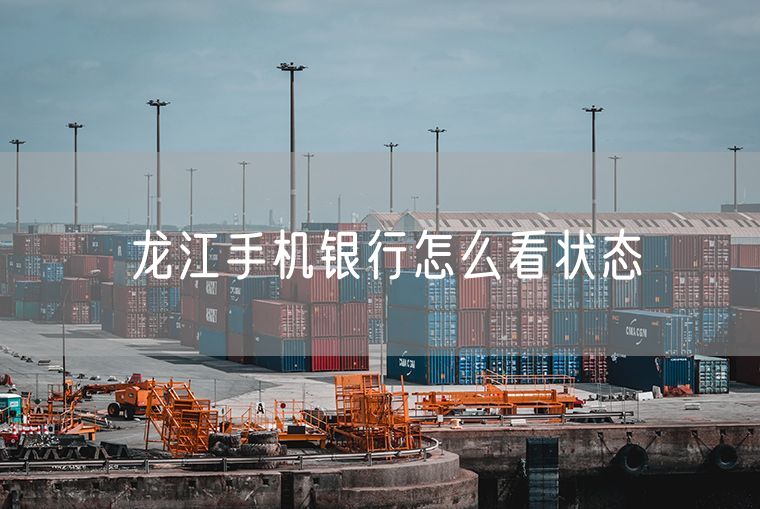 龙江手机银行怎么看状态