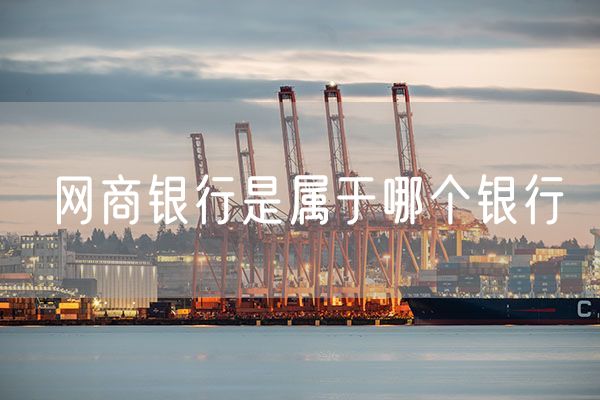网商银行是属于哪个银行