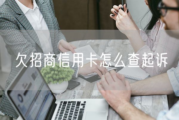 欠招商信用卡怎么查起诉